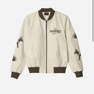 Dos Hombres bomber jacket (brand owned by Aaron Paul & Bryan Cranston)